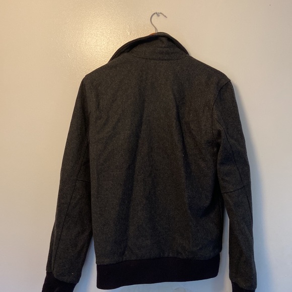 LIKE NEW NIKE Gray Wool Jacket Sz. S - Picture 6 of 7
